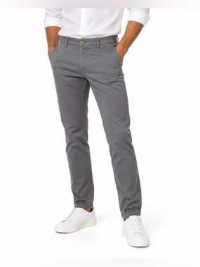 Marco Pescarolo Napoli Slim80 Gray Cotton Cashmere Stretch Pants 50 Italy